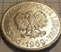Лот: 9450314. Фото: 2. Польша 20 грош 1969. Монеты