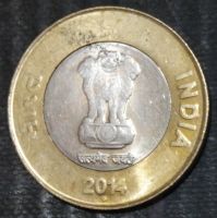 Лот: 16077760. Фото: 2. Экзотика с рубля (22848) Индия. Монеты