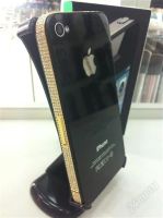 Лот: 1341866. Фото: 2. Apple iPhone 4 Black в золотой... Смартфоны, связь, навигация