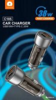 Лот: 22142816. Фото: 6. АЗУ WUW C185 USB-A+USB-C QC 3...