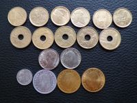 Лот: 25900033. Фото: 2. монеты Испании 1 песета 5 песет... Монеты