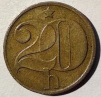Лот: 8386661. Фото: 2. 20 геллеров 1978 год. Чехословакия. Монеты