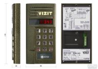 Лот: 7294221. Фото: 2. Блок вызова домофона Визит БВД-343R... Двери, окна, фурнитура