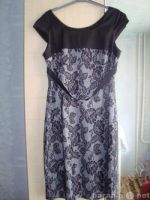 Лот: 997391. Фото: 2. Женское атласное платье,с кружевом... Женская одежда