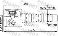 Лот: 21941158. Фото: 2. Шрус Внутр Правый Toyota Camry... Автозапчасти