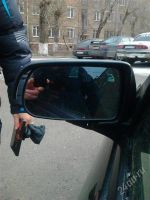 Лот: 2283383. Фото: 2. Левое зеркало Mazda Familia. Автозапчасти