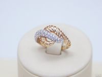 Лот: 13799260. Фото: 3. ЗОЛОТОЕ КОЛЬЦО С ФИАНИТАМИ 2,26... Красноярск