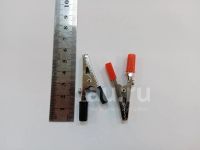 Лот: 21760284. Фото: 2. Зажим Крокодил L:50мм Alencom... Радиодетали  (электронные компоненты)