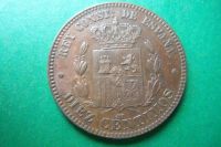 Лот: 16800132. Фото: 4. Испания 10 сентимо 1877 г. Король... Красноярск