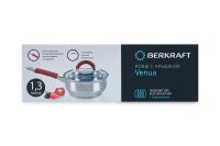 Лот: 23683219. Фото: 9. Ковш с крышкой BERKRAFT Venua