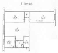 Лот: 9189872. Фото: 7. Продам 3-х комн. квартиру в Октябрьском...