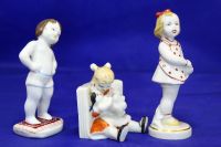 Лот: 19550545. Фото: 3. 3 дорогие маленькие девочки статуэтки... Коллекционирование, моделизм