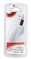 Лот: 25010540. Фото: 3. Переходник USB Type-C (M) - Jack3... Компьютеры, оргтехника, канцтовары