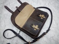 Лот: 23503474. Фото: 5. Портфель кожаный ручной работы