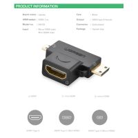 Лот: 21574283. Фото: 8. Адаптер UGREEN Micro HDMI + Mini...