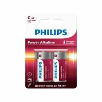 Лот: 25794321. Фото: 2. Батарейка Philips LR14/2BL Power... Аксессуары