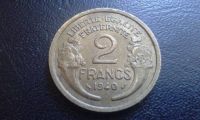 Лот: 8943580. Фото: 2. Франция 2 франка 1940 года. Сохранность... Монеты