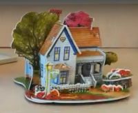 Лот: 19855845. Фото: 5. Конструктор из картона Дом-усадьба...