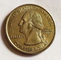 Лот: 25375522. Фото: 2. США 25 центов 2000 Штат Массачусетс... Монеты