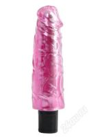 Лот: 2535120. Фото: 2. Вибромассажер JELLY GEMS №11 розовый. Интимные товары