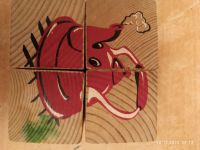 Лот: 21106219. Фото: 3. Умные кубики деревянные. Дети растут