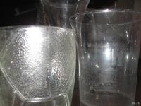 Лот: 16912324. Фото: 3. Три стеклянных вазы. Домашний быт