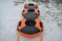 Лот: 4897744. Фото: 3. Тюбинг(надувные санки,плюшки... Дети растут