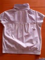 Лот: 9884481. Фото: 2. Блуза-рубашка с трикотажными вставками. Женская одежда