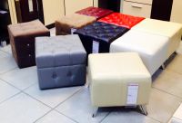 Лот: 6180863. Фото: 2. Пуф со стразами "Энигма" Новый... Мягкая мебель