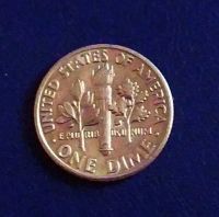 Лот: 20109533. Фото: 2. США 10 центов (дайм) 1990 D KM... Монеты