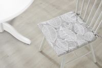 Лот: 25037937. Фото: 2. Подушка-галета Linen Way Лист. Домашний текстиль