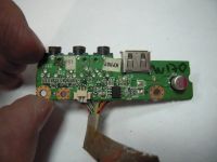 Лот: 9435806. Фото: 2. Плата с USB + звуковые выходы... Комплектующие