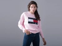 Лот: 12610431. Фото: 2. Свитшот Tommy Jeans Артикул: 11741. Женская одежда