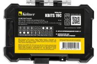 Лот: 20260480. Фото: 4. Набор бит Kolner KBITS 19C пластиковый... Красноярск