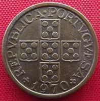 Лот: 2579331. Фото: 2. (№2278) 20 сентаво 1970 (Португалия... Монеты