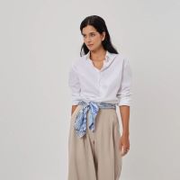 Лот: 25276316. Фото: 3. Платок шейный Divina, голубой... Домашний быт