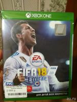 Лот: 10706589. Фото: 2. Новый диск FIFA 18 на xbox one... Игровые приставки, консоли, видеоигры