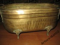 Лот: 6007178. Фото: 5. Кашпо медь бронза керамика Европа...