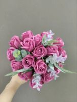 Лот: 21447975. Фото: 4. Букет из мыльных роз в форме сердца... Красноярск