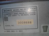 Лот: 11608577. Фото: 2. Музыкальный центр SONY RX-90. Аудиотехника