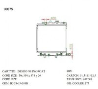 Лот: 3039378. Фото: 2. Радиатор охлаждения MAZ04 Mazda... Автозапчасти