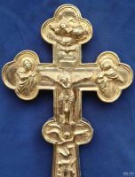 Лот: 16326615. Фото: 3. Старинный напрестольный серебряный... Коллекционирование, моделизм