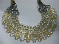 Лот: 19986773. Фото: 2. Ожерелье из крупных прозрачных... Ювелирные изделия, бижутерия, часы