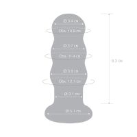 Лот: 24253893. Фото: 8. Анальная вибропробка Glas Beaded...