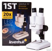 Лот: 16072441. Фото: 2. Микроскоп Levenhuk 1ST, бинокулярный. Оптические приборы