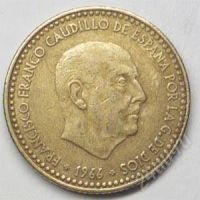 Лот: 1090005. Фото: 2. Испания. 1 песета 1966. (2-1). Монеты