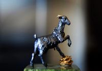 Лот: 25518247. Фото: 4. Статуэтка "Коза с колокольчиком... Красноярск