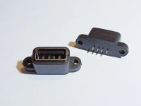 Лот: 19443716. Фото: 2. USB гнездо разъем встраиваемый... Радиодетали  (электронные компоненты)