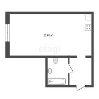 Лот: 23479080. Фото: 13. Продам 1-комн. кв. 18 кв.м. Красноярск...
