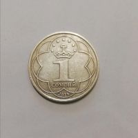 Лот: 20028723. Фото: 2. 1 сомони Таджикистан 2018г. Монеты